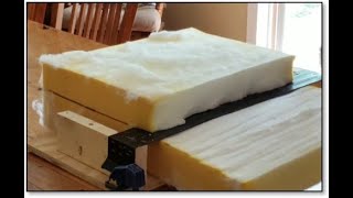 How To Evenly Remove Thickness From A Large Piece Of Cushion Foam