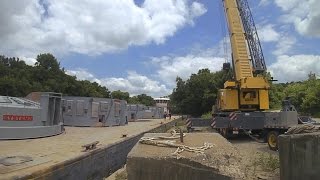 Spray-Cooled EAF Barge Loading Time Lapse