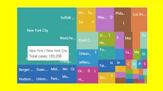 COVID-19 : Distribution of Cases in United States 13 April, 2020