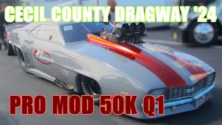 PRO MOD 50K Q1 Cecil County Dragway 2024 05 11 NHRA LODRS NED#1