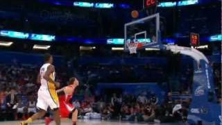 Blake Griffin Off the Glass to Himself for the Dunk in HD (Rising Stars Challenge 2012)