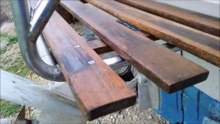 Busy with Fizzy episode 28 (Cleaning the teak on the swim platform)