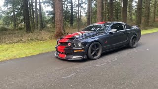 3V MUSTANG GT OFF-ROAD X PIPE AND MUFFLER DELETE (with revs)