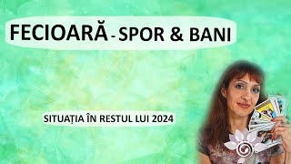 FECIOARĂ: SPORUL BANILOR - în restul lui 2024/ TAROT -  Zodii de PĂMÂNT - Horoscop