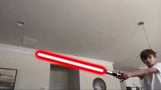 Darth Tintros Lightsaber Short + Timelapse of Saber Rotoscoping