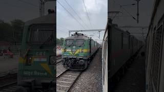 Gooty Locoshed twin WAG9 container rake train skip 🔥🔥 #skipping #shorts #train