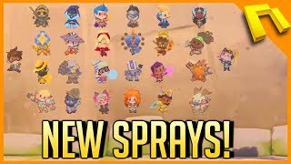 New Overwatch Hero Sprays!