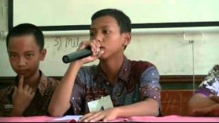 ORASI & DEBAT CALON KETUA OSIS SMPN 16 MALANG 2014-2015