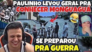 PAULINHO LEVOU GERAL PRA CONHECER O MONGUAGUÁ! 😂