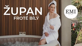 Župan z kvalitní froté bavlny pro víkendový relax 😎 |EMI