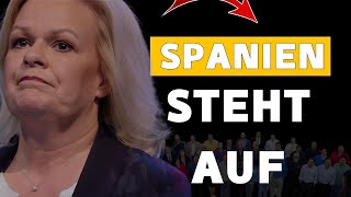 ENDLICH.. Tausende Demonstranten durchziehen die Straßen Spaniens in einem historischen Moment!