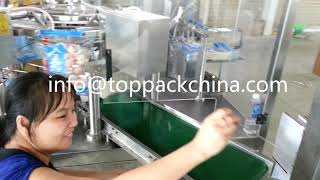 Rotary Frozen Food Premade Pouch Filling Sealing Packing Machine