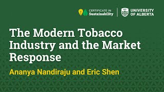 The Modern Tobacco Industry and the Market Response