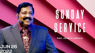 Peace of the Lord Church (26.06.22 Sunday Service) எல்லாம் நன்மையாக மாறும்|Ps Joseph Gerald