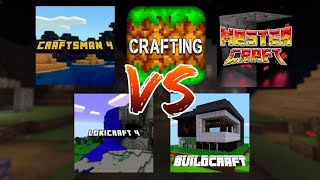 Craftsman 4 vs Crafting and Building vs Master Craft vs Lokicraft 4 vs Build Craft