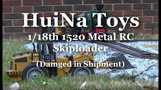 HuiNa Toys 1/18th RC Metal Skip Loader - Smashed During Shipping from China