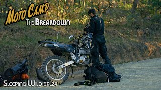 Ep.24 | Solo Motorcycle Camping Broken Down In The Forest | Silent Vlog