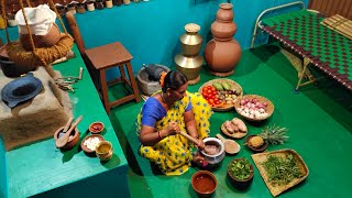 Kali & Pulicha keerai kadayal  || kali cooking in village House || Keerai kadayal || Traditional mom