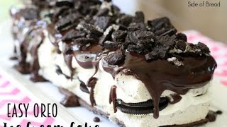 Easy OREO Ice Cream Cake -  Butter With A Side of Bread