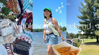 a wholesome weekend: birthday celebration, picnic at the park, + catching up with friends 🧺🍃