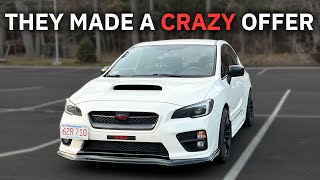 I Am Selling My Subaru WRX To ALGO