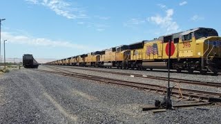 Some Union Pacific Locomotives that are stored in Tracy, California #Union_Pacific_Railways