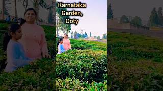 See this Tea Garden and beautiful scenary at the Karnataka garden in ooty #ooty #karnataka ₹garden