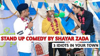 Stand Up Comedy By Shayar Zada At a Institute | Funny Act | Shayar Zada |