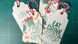 Holly Berry Tags Using Stampin Up Products!