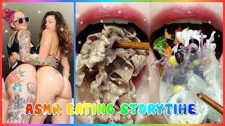 🌏ASMR EATING STORYTIME TIKTOK 🌏 POV @MikaelaHappas @briannamizura || Tiktok Compilations (Part 66)