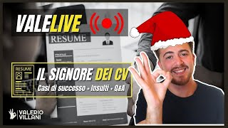 Distruggo i vostri CV + Annuncissimo e Q&A