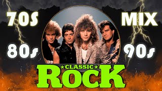 Best Classic Rock Songs 70s 80s 90s - Guns N' Roses, Aerosmith, Queen, Bon Jovi, U2, Metallica, ACDC