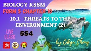 10.1  THREATS TO THE ENVIRONMENT