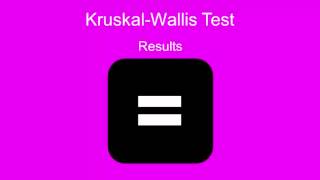 Ch 06 - Kruskal-Wallis Test