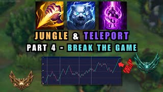 Volibear Jungle & Teleport: Unstoppable! Speed Running To Platinum Before End Split 1 - 2023! Part 3