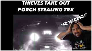 STOLEN RAM TRX DESTROY’S Porch, Garage & Cars at OWNERS House!