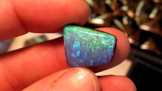 Clean Blue Koroit Boulder Opal - 017