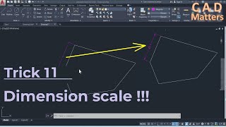 Trick-11-Modify the dimensions to fit the drawing ترك -11- اسهل طريقة لضبط الابعاد لتناسب الرسم