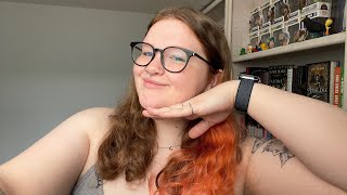 ASMR life update whisper ramble with tongue clicking + hand sounds 🧡