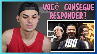 100 RIMAS IMPOSSÍVEIS de RESPONDER! 2| REACT RELÍQUIA