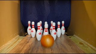 Mini Bowling Lane Close Up Bowling