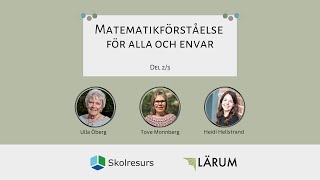 Matematikförståelse för alla och envar - 2/3