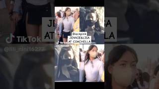 BLACKPINK JENNIE AND LISA AT COACHELLA #lisa #lalisa #blackpink #jennie #shorts #short #shortvideo