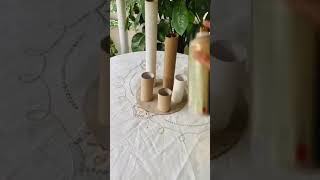 Diy candle holders #diwalidecor #taste #diy #craft