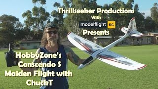 HobbyZone's Conscendo S maiden flight With ChuckT