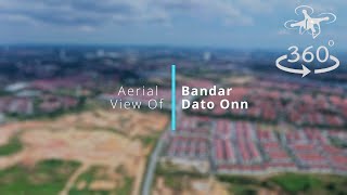 360 | Aerial View Of Bandar Dato Onn | Johor | 4k