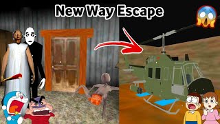 New Helicopter Escape | Nosferatu, Angelina and Slendrina Child in Granny With Shinchan and Nobita