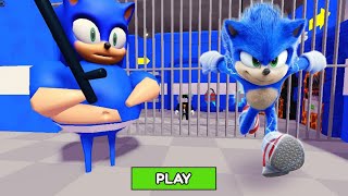 MOVIE SONIC BARRY'S PRISON RUN Obby New Update Roblox - All Bosses Battle FULL GAME #roblox