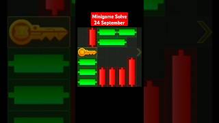 Minigame Puzzle Solve Key 24 September Hamster Kombat, how to solve minigame puzzle Key's Hamster