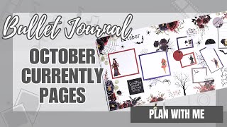 Bujo Plan With Me: October Currently Pages | Bullet Journal